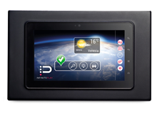 NEXT IP monitor 7", Black, FLUSH MOUNT, with camera NEXT IP monitor 7" display Black flush mount