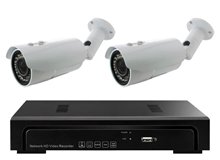 KIT NVR 8 channels HDD 2TB + 2pcs TI143.212A