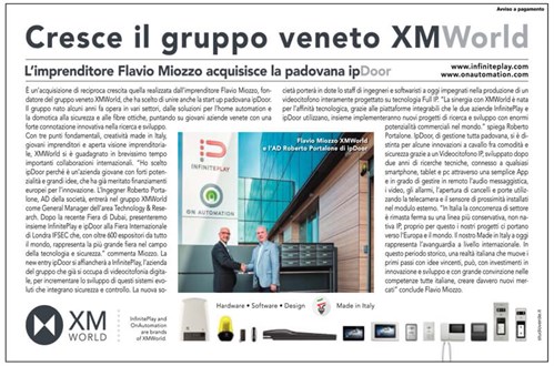 InfinitePlay_ipDoor_Gazzettino_2016_06_10